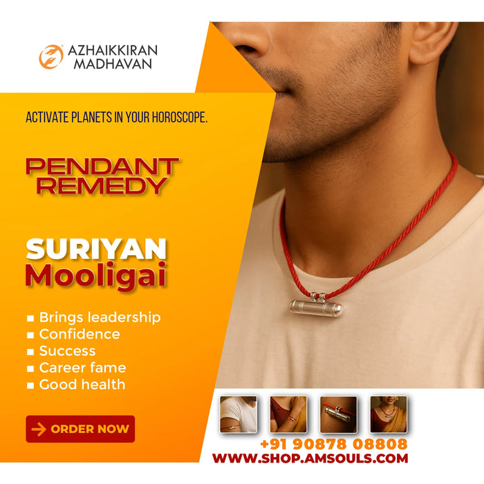 Mooligai Pendant | Energized Planetary Pendant | for Astrology Remedies