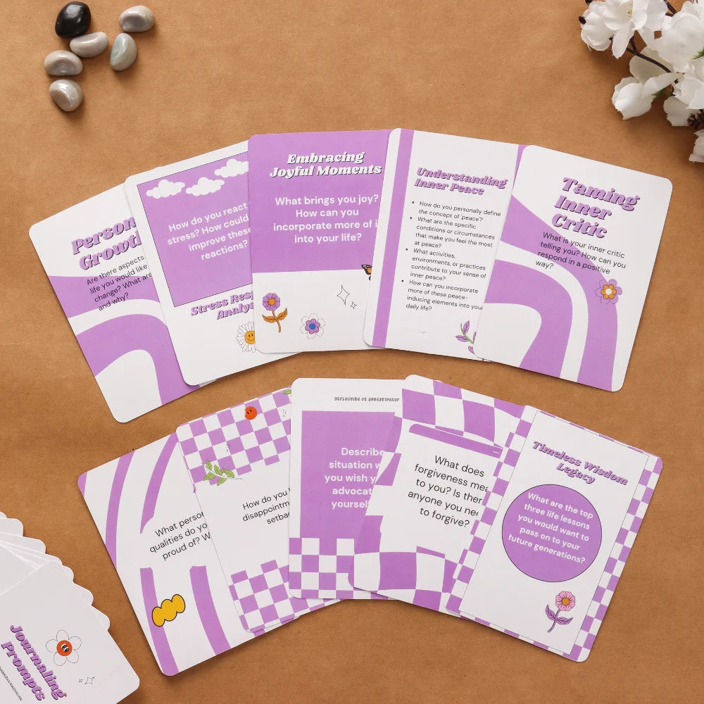 Journaling Activity Deck: 50 Cards to Inspire Reflective Writing