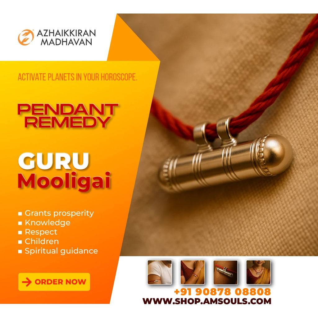 Mooligai Pendant | Energized Planetary Pendant | for Astrology Remedies