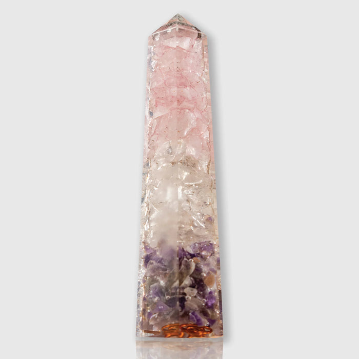 Orgone Amethyst Rock Rose Pencil