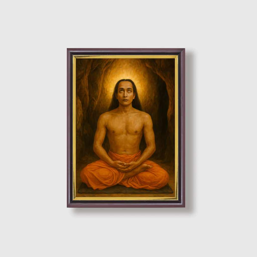 Mahavatar Babaji | Kriya Yoga Master | Powerful Photo Frame | A3 | A4 | 6x8 inch