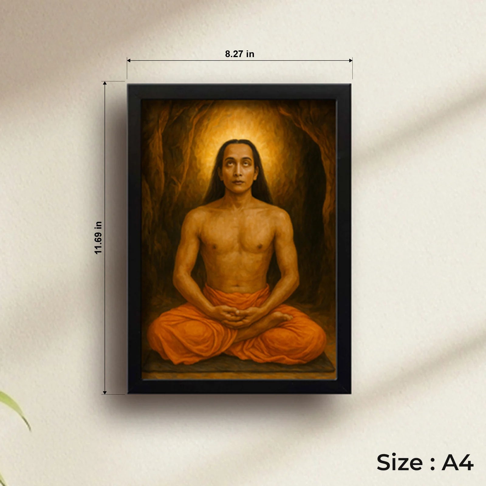 Mahavatar Babaji | Kriya Yoga Master | Powerful Photo Frame | A3 | A4 | 6x8 inch