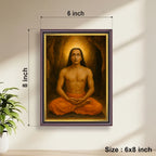 Mahavatar Babaji | Kriya Yoga Master | Powerful Photo Frame | A3 | A4 | 6x8 inch