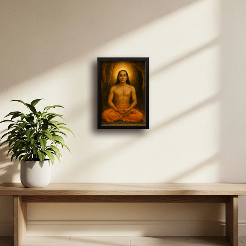 Mahavatar Babaji | Kriya Yoga Master | Powerful Photo Frame | A3 | A4 | 6x8 inch