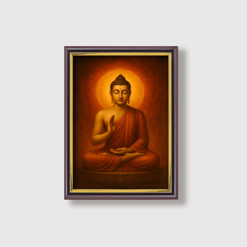 Lord Buddha | Spiritual Guru | Powerful Photo Frame | A3 | A4 | 6x8 inch
