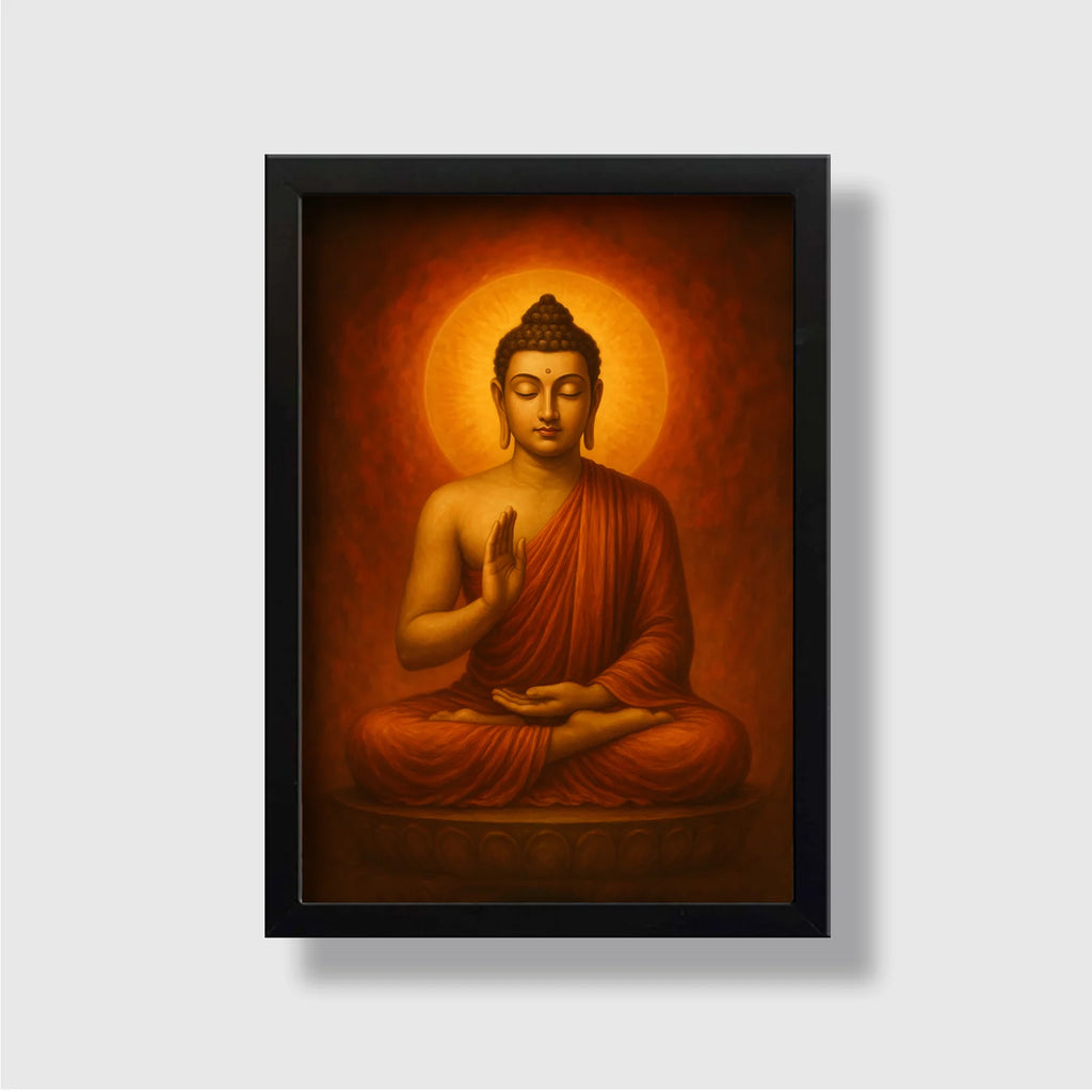 Lord Buddha | Spiritual Guru | Powerful Photo Frame | A3 | A4 | 6x8 inch