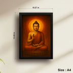 Lord Buddha | Spiritual Guru | Powerful Photo Frame | A3 | A4 | 6x8 inch
