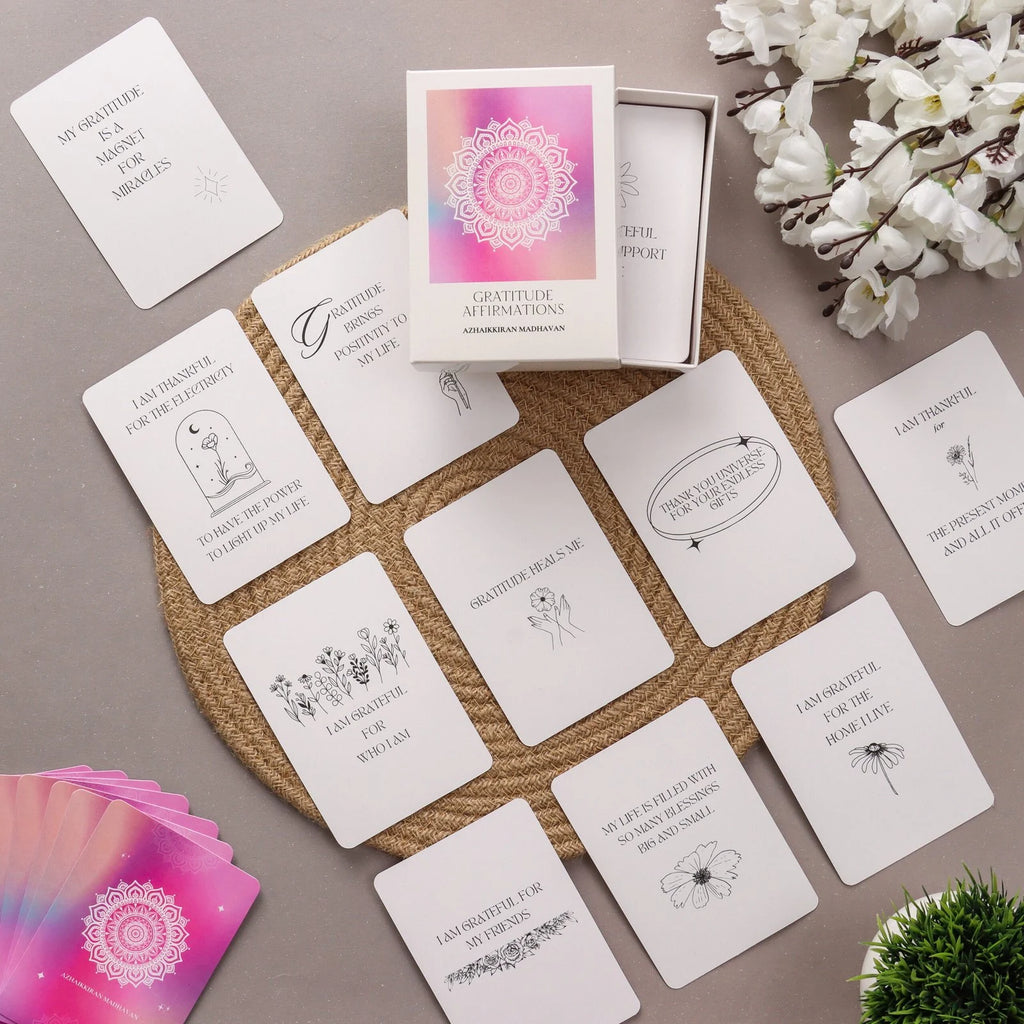 Gratitude Affirmations Deck: 50 Cards to Cultivate Thankfulness and Appreciation