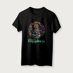 Eternal Happiness |  English | Unisex T-Shirt | 100% Cotton | Regular Fit | Spiritual Graphic Tee