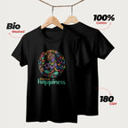 Eternal Happiness |  English | Unisex T-Shirt | 100% Cotton | Regular Fit | Spiritual Graphic Tee