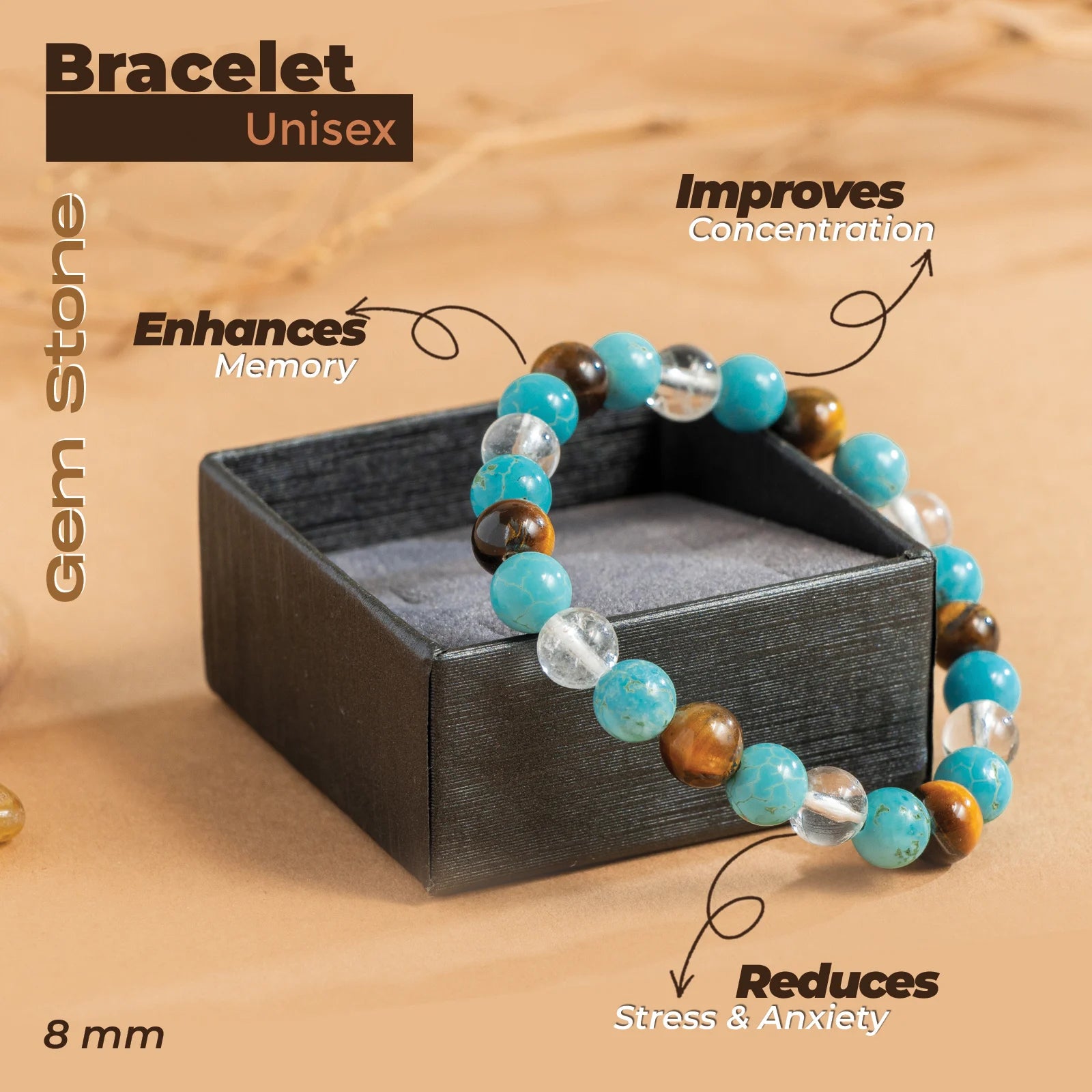 Mix Gemstones Bracelet