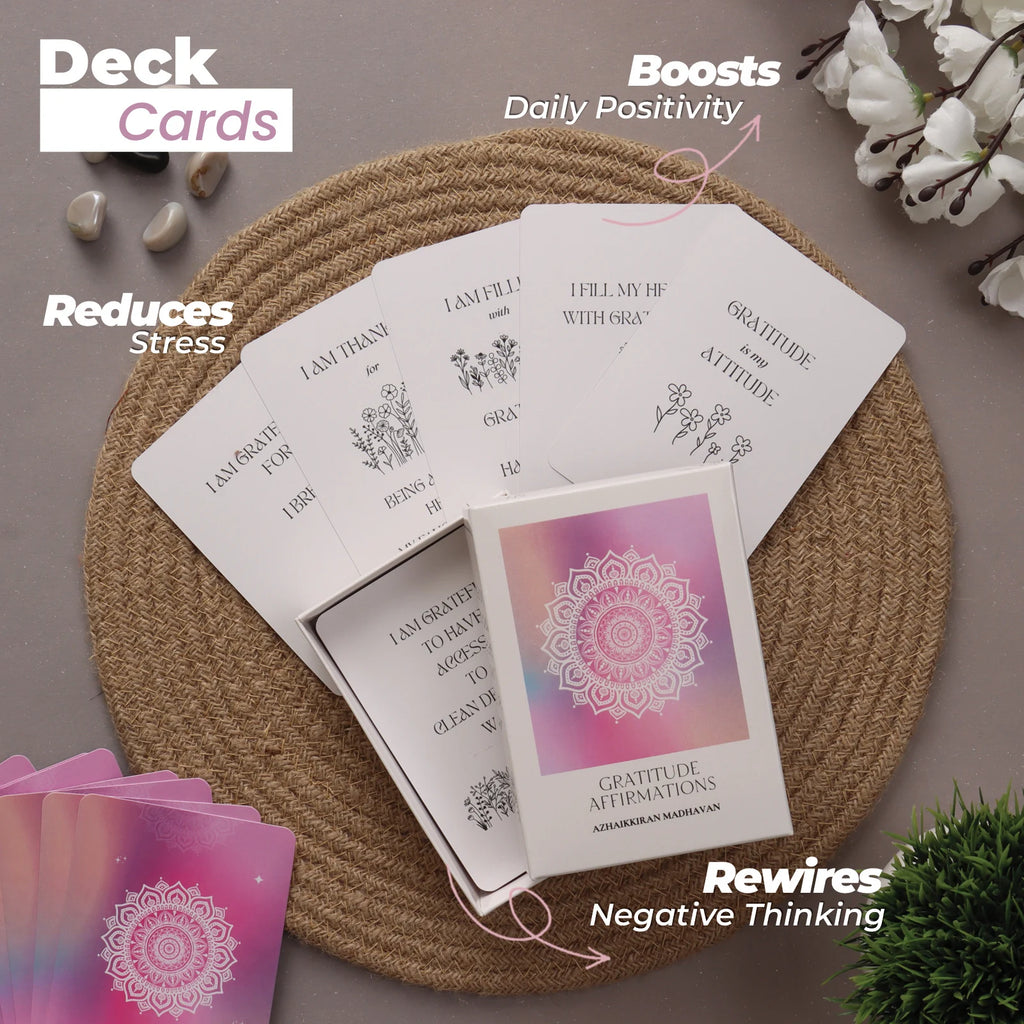 Gratitude Affirmations Deck: 50 Cards to Cultivate Thankfulness and Appreciation