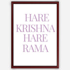 Hare Krishna Hare Rama Wall Art A3 Size (297 x 420 mm)