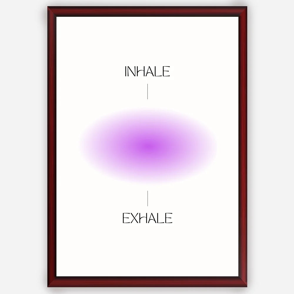 Inhale, Exhale - Wall Art A3 Size Photo Frame (297 x 420 mm)