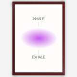 Inhale, Exhale - Wall Art A3 Size Photo Frame (297 x 420 mm)