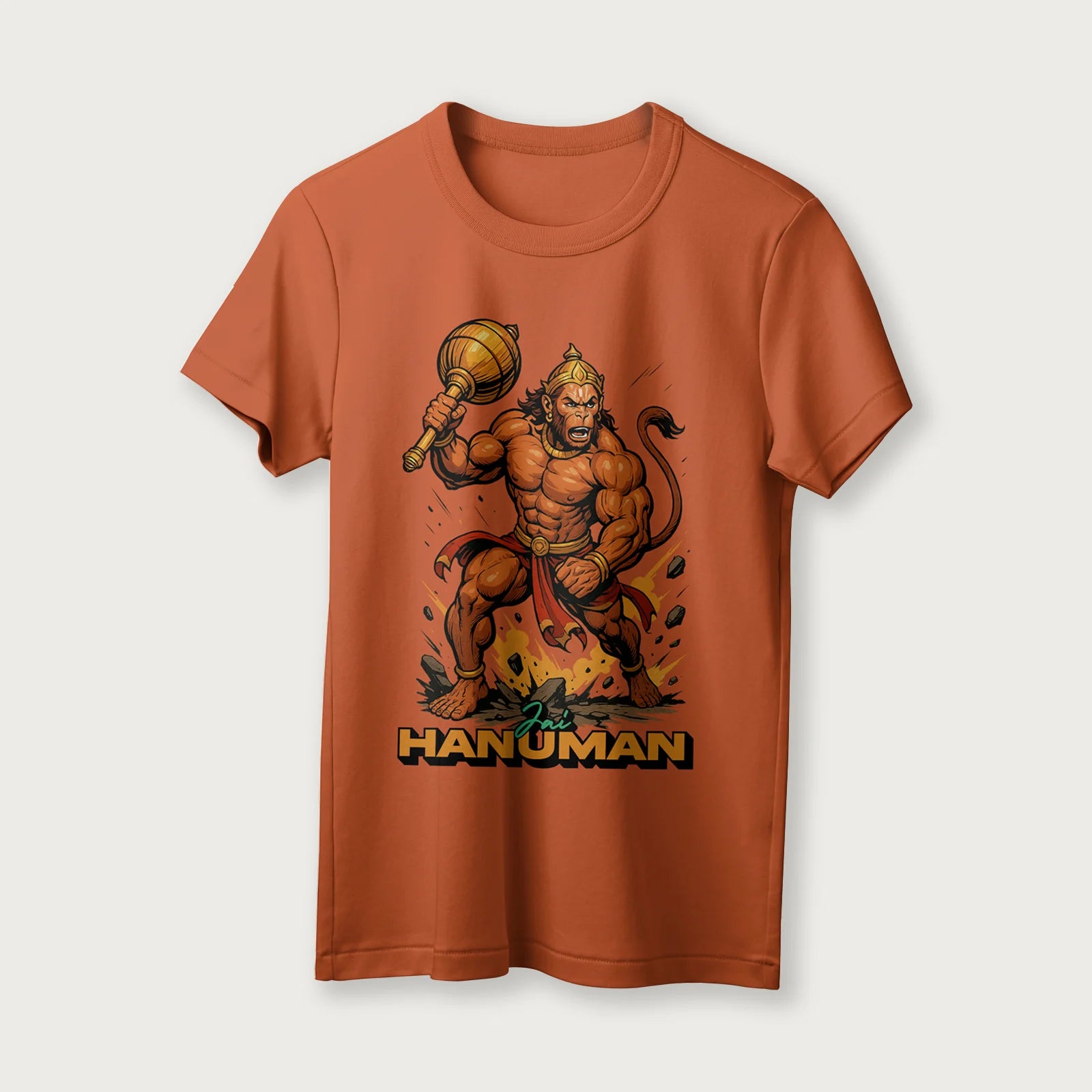 Jai Hanuman | Tamil | Unisex T-Shirt | 100% Cotton | Regular Fit | Spiritual Graphic Tee