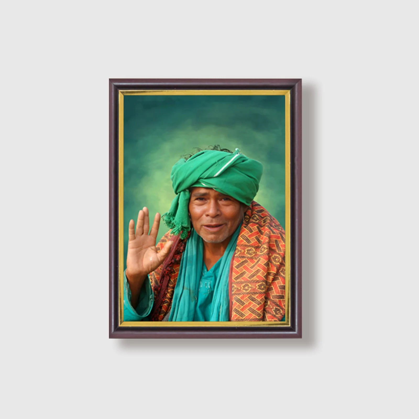 Kanakkanpatti Sarguru | Siddhar | Powerful Photo Frame | A3 | A4 | 6x8 inch