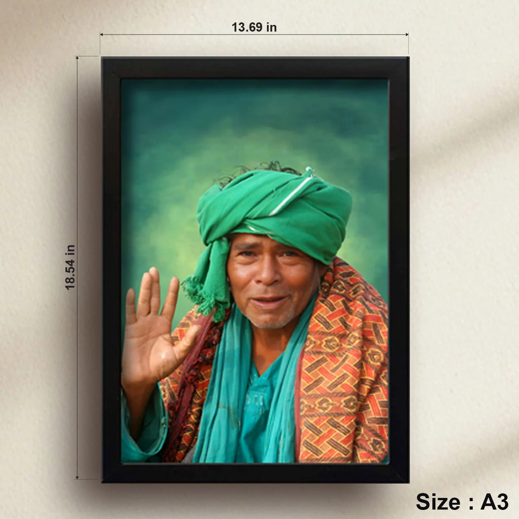 Kanakkanpatti Sarguru | Siddhar | Powerful Photo Frame | A3 | A4 | 6x8 inch