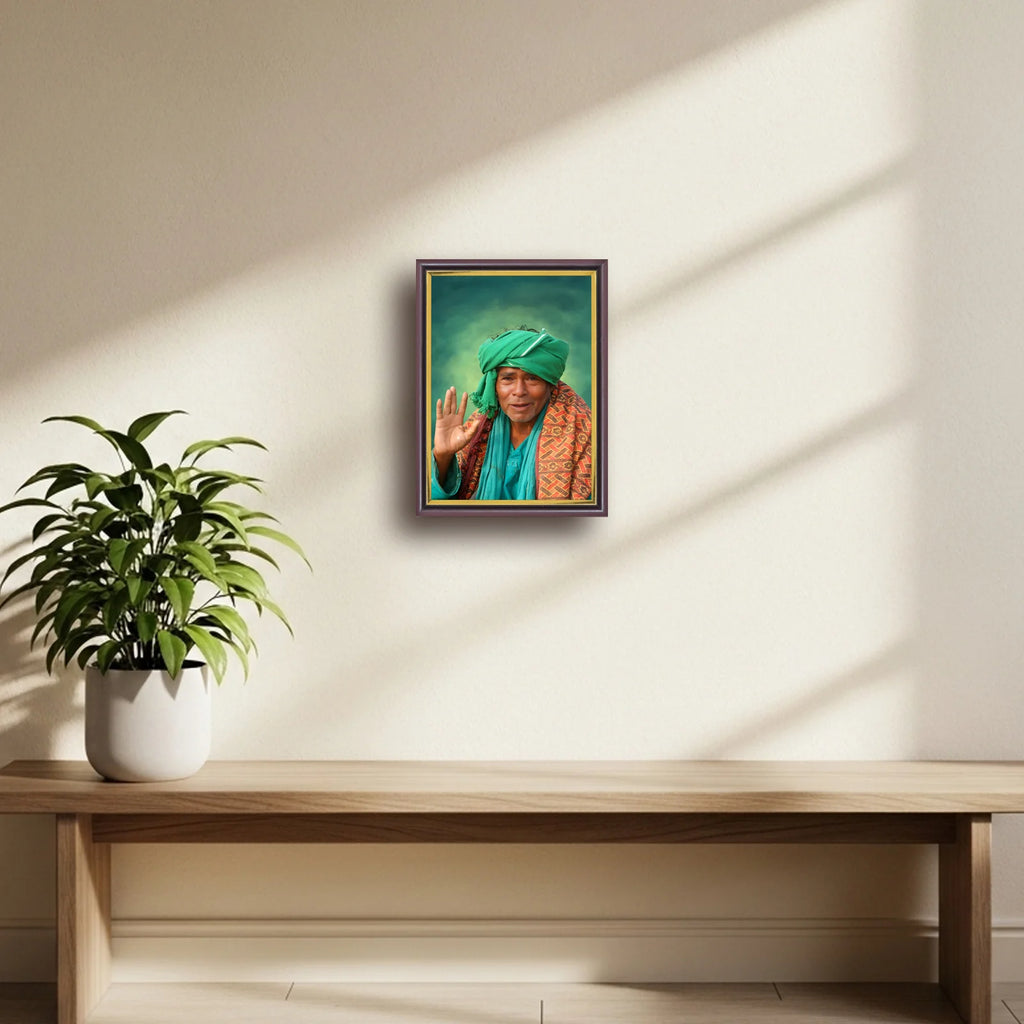 Kanakkanpatti Sarguru | Siddhar | Powerful Photo Frame | A3 | A4 | 6x8 inch