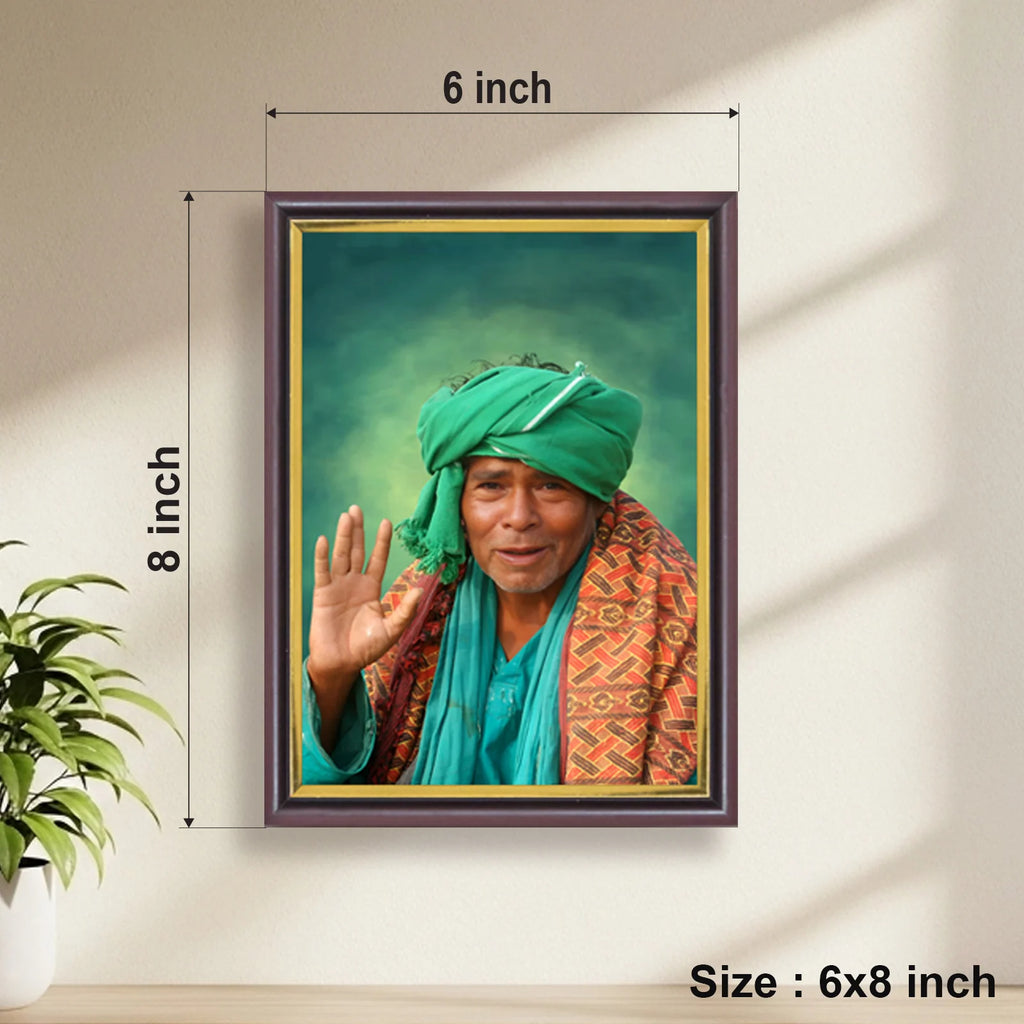 Kanakkanpatti Sarguru | Siddhar | Powerful Photo Frame | A3 | A4 | 6x8 inch
