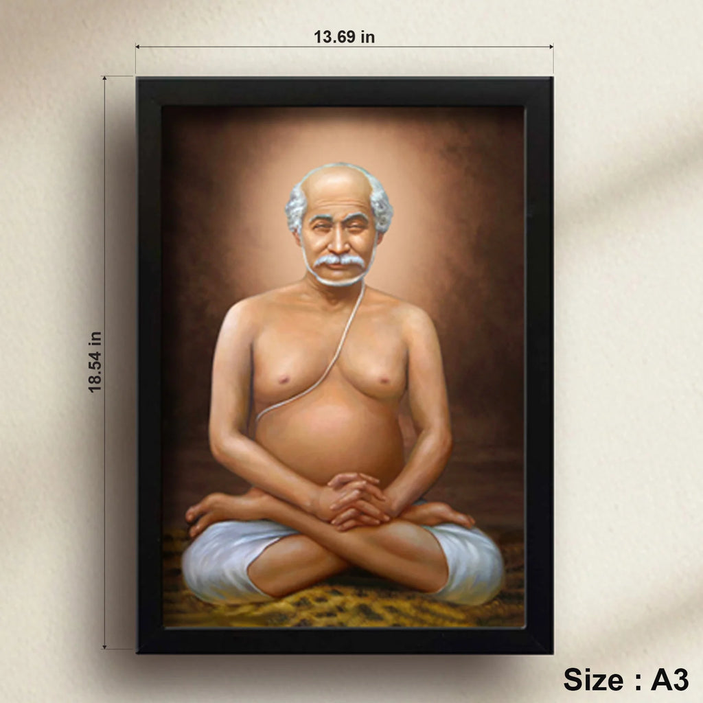 Lahiri Mahasaya | Kriya Yogi | Powerful Photo Frame | A3 | A4 | 6x8 inch