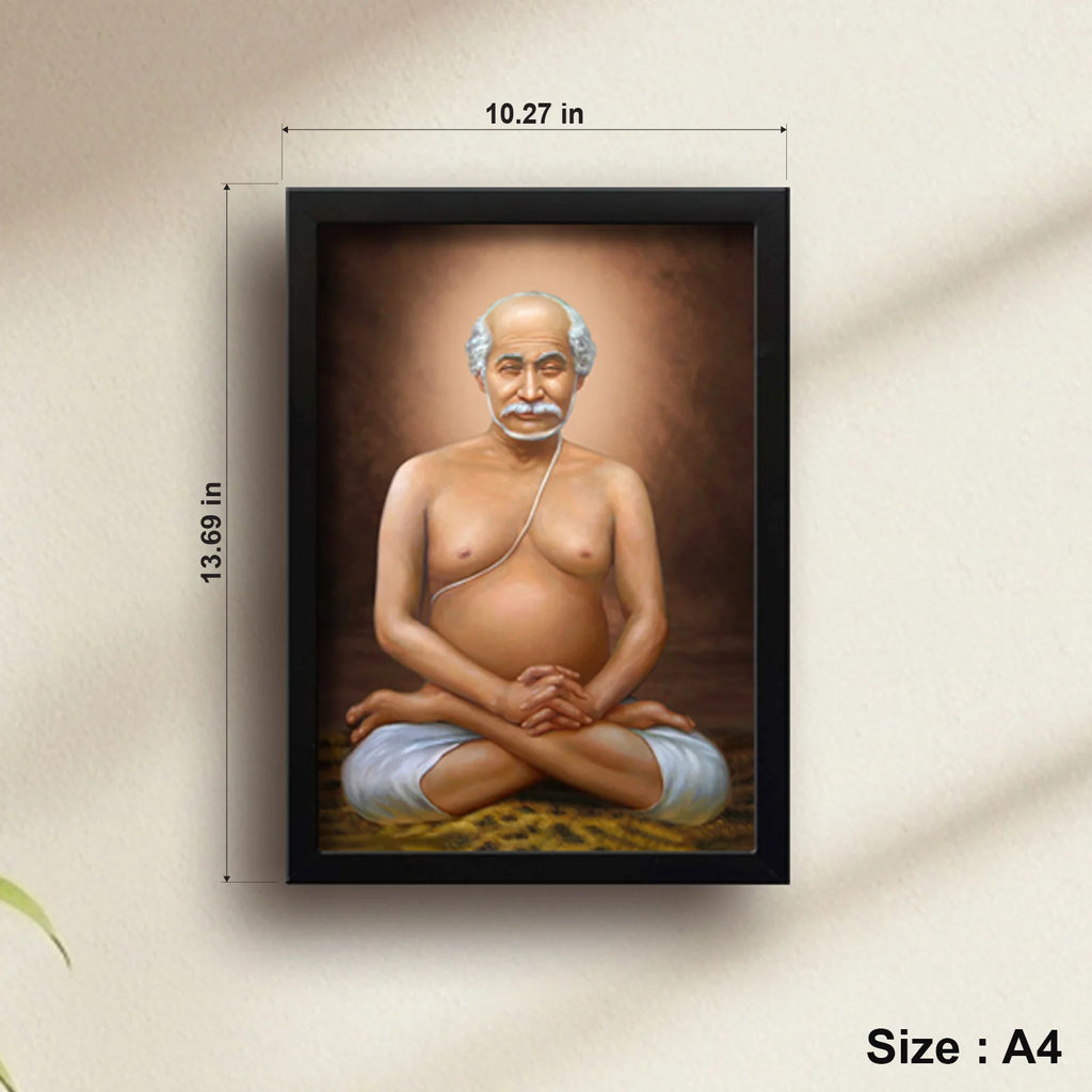 Lahiri Mahasaya | Kriya Yogi | Powerful Photo Frame | A3 | A4 | 6x8 inch