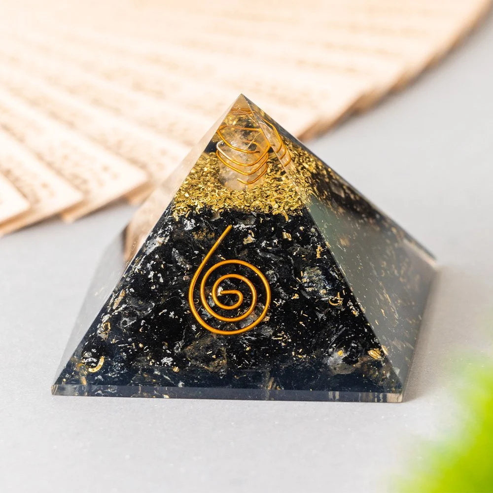 Organe Black Tourmaline Pyramid
