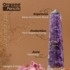 Orgone Amethyst Pencil