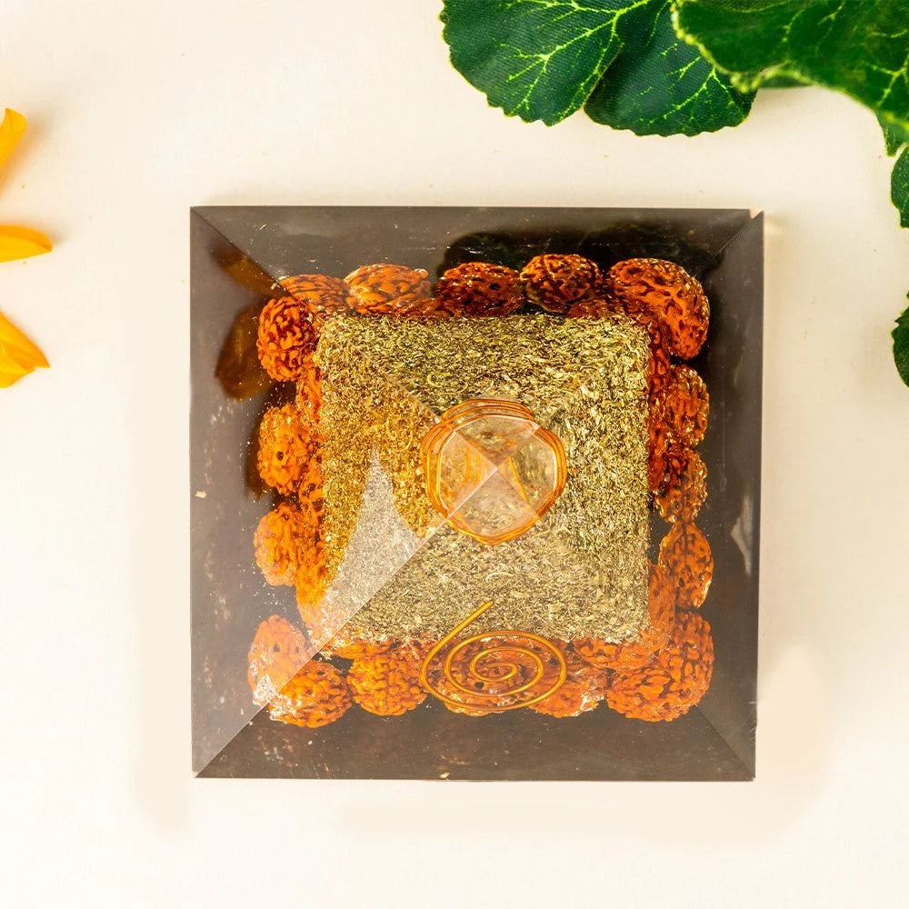 Organe Rudraksha Pyramid