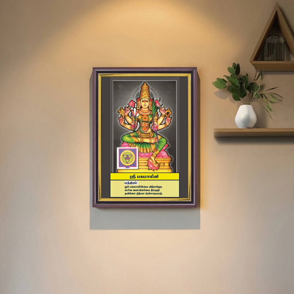 Sri Bhagamalini | Thithi Devathai | Energized Powerful Photo Frame | 6x8 inch