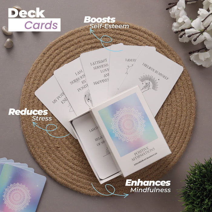 Positive Affirmations Deck: 50 Cards to Cultivate Positivity and Self-Confidence