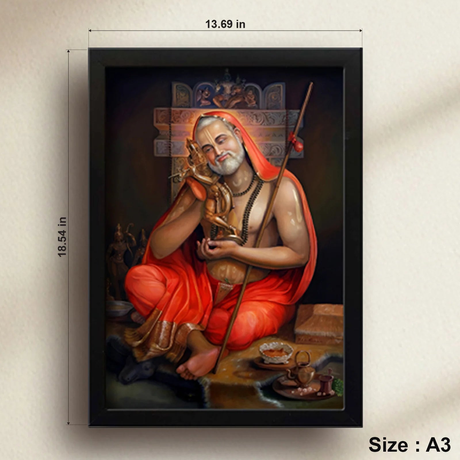 Sri Raghavendra Swamy | Powerful Photo Frame | A3 | A4 | 6x8 inch