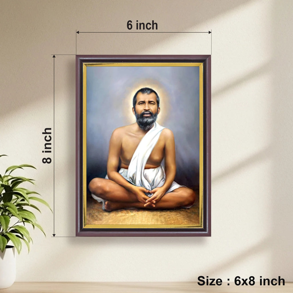 Ramakrishna Paramahansa | Spiritual Guru | Powerful Photo Frame | A3 | A4 | 6x8 inch