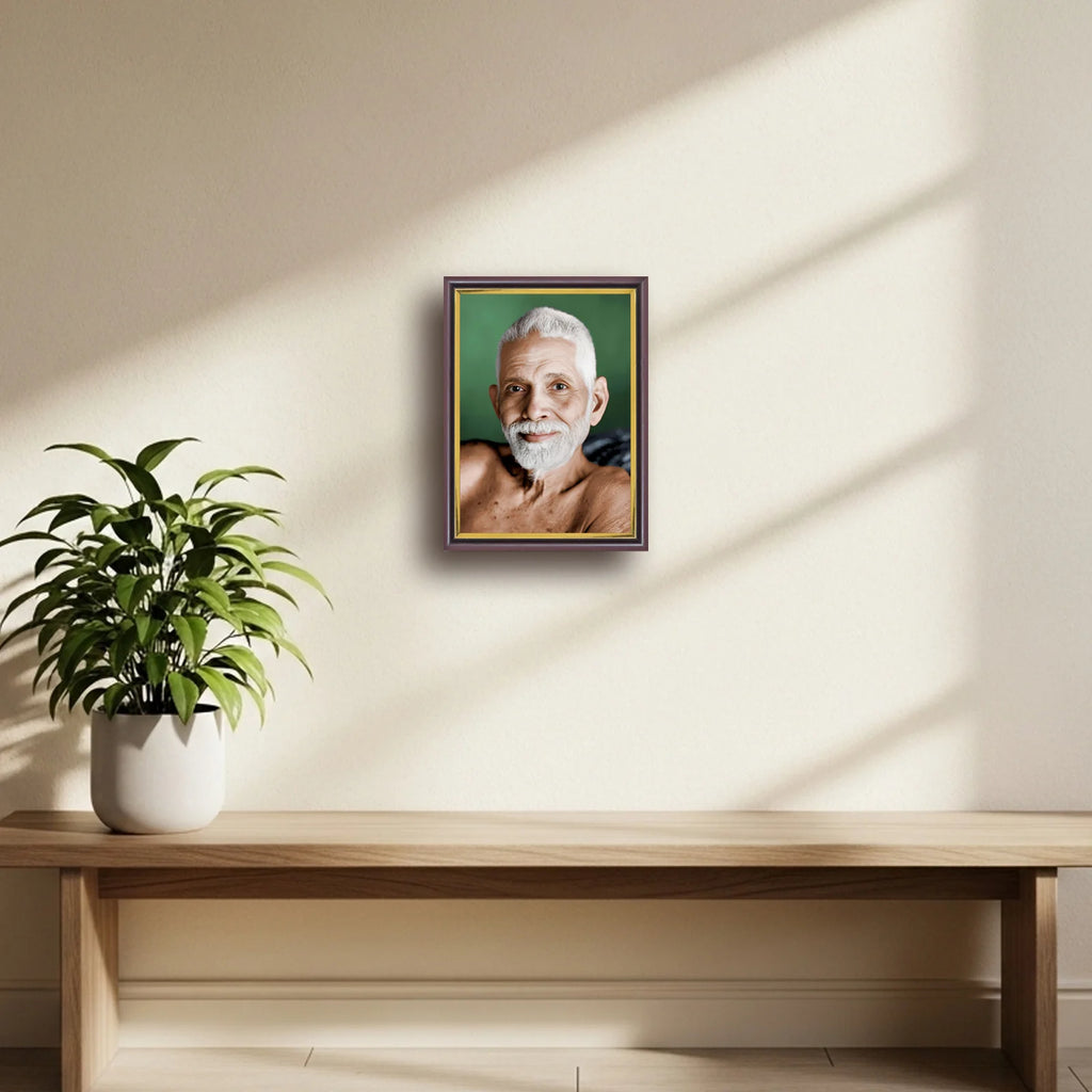 Ramana Maharshi | Spiritual Guru | Powerful Photo Frame | A3 | A4 | 6x8 inch