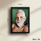 Ramana Maharshi | Spiritual Guru | Powerful Photo Frame | A3 | A4 | 6x8 inch