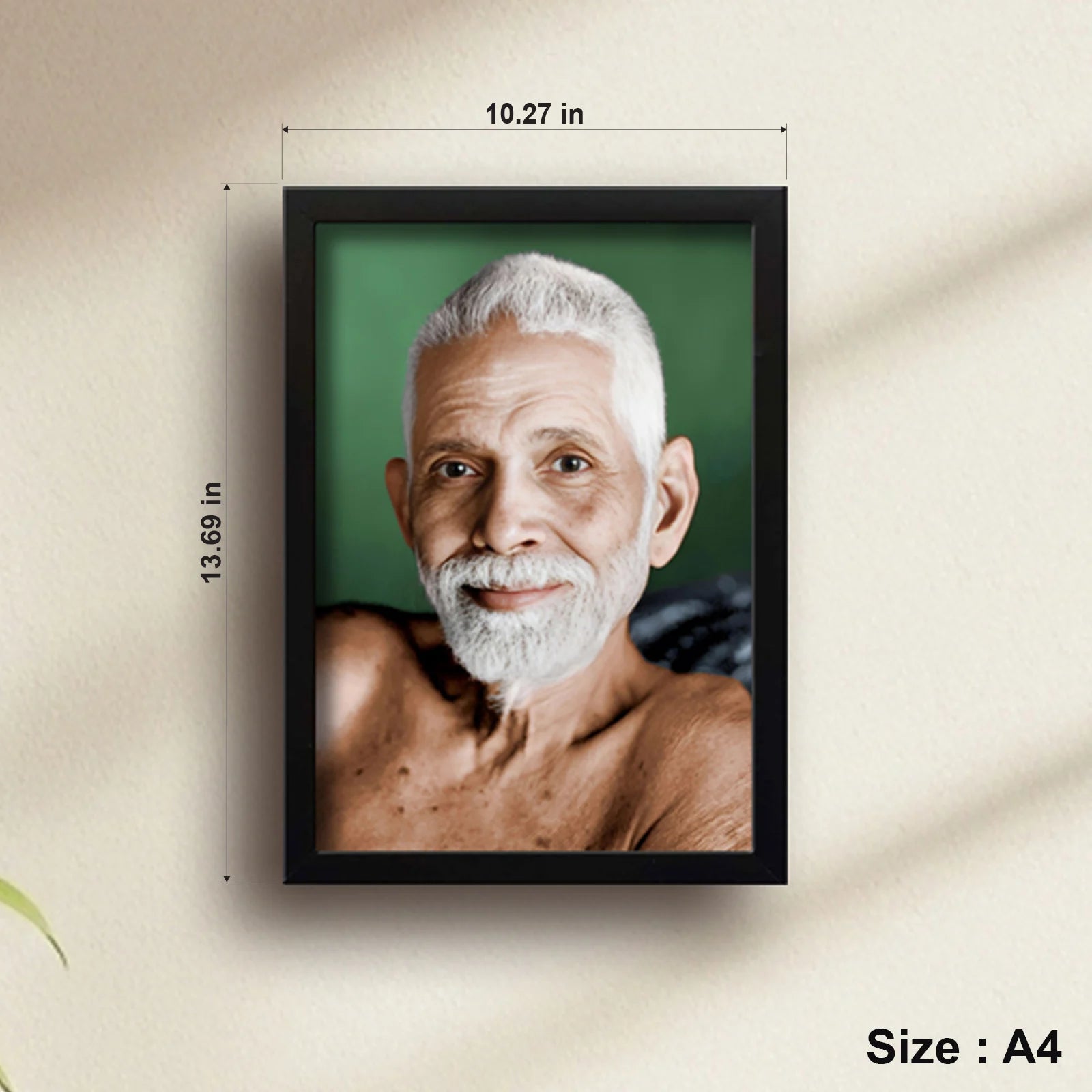 Ramana Maharshi | Spiritual Guru | Powerful Photo Frame | A3 | A4 | 6x8 inch