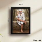 Shirdi Sai Baba | Spiritual Guru | Powerful Photo Frame | A3 | A4 | 6x8 inch