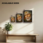 Shirdi Sai Baba | Spiritual Guru | Powerful Photo Frame | A3 | A4 | 6x8 inch D2