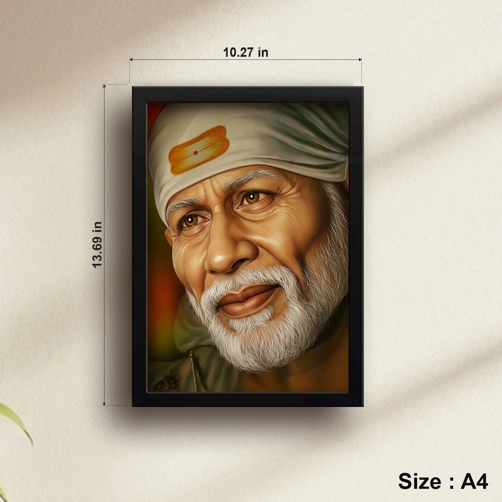 Shirdi Sai Baba | Spiritual Guru | Powerful Photo Frame | A3 | A4 | 6x8 inch D2
