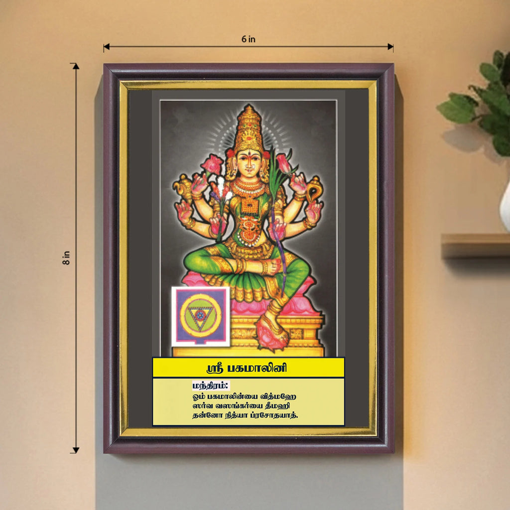 Sri Bhagamalini | Thithi Devathai | Energized Powerful Photo Frame | 6x8 inch