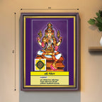 Sri Chitra | Thithi Devathai | Energized Powerful Photo Frame | 6x8 inch