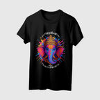 Vinayagane Vinai Theerapavane | English | Unisex T-Shirt | 100% Cotton | Regular Fit | Spiritual Graphic Tee | D1