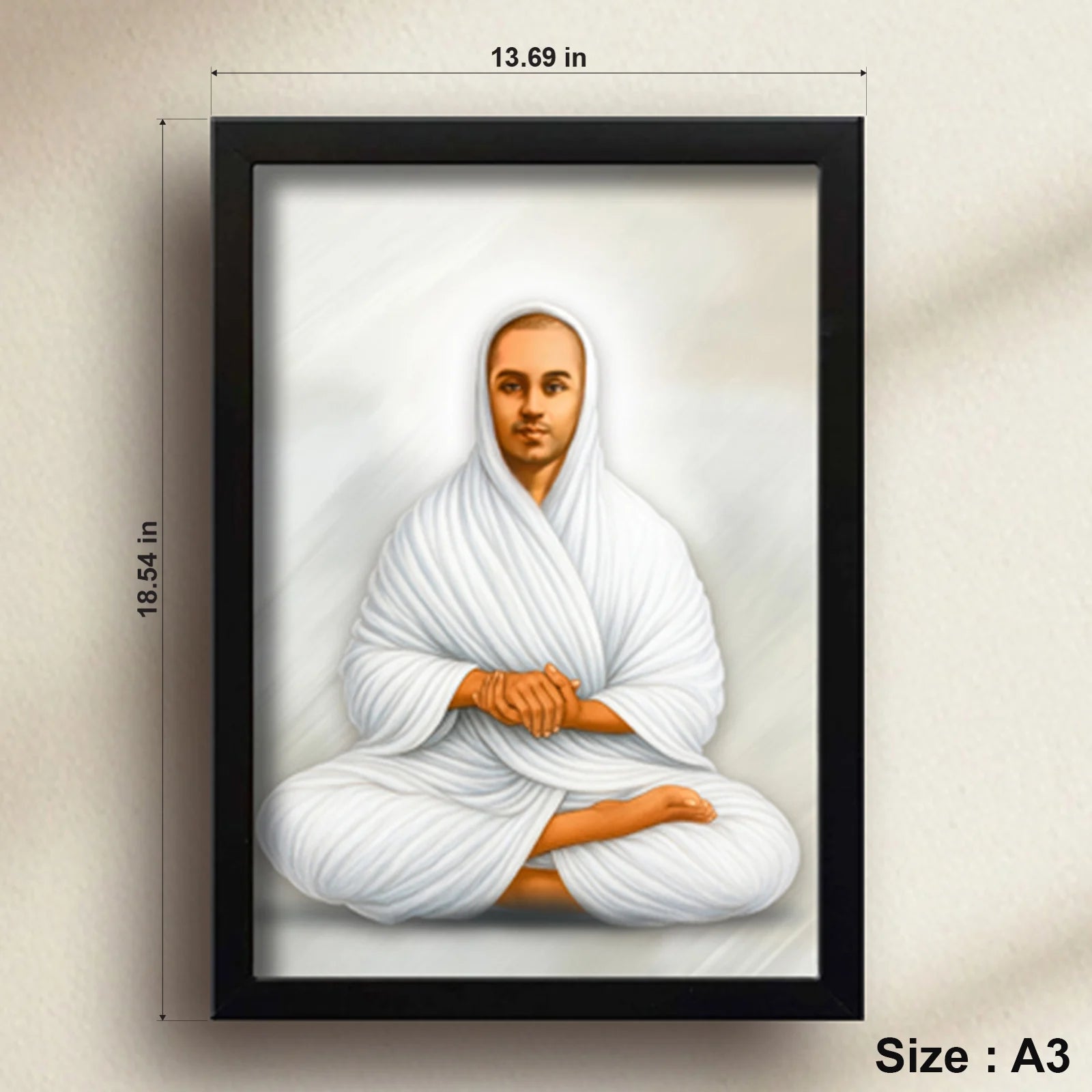 Thiru Arutprakasa Vallalar | Spiritual Guru | Powerful Photo Frame | A3 | A4 | 6x8 Inch