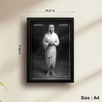 Thiru Arutprakasa Vallalar | Spiritual Guru | Powerful Photo Frame | A3 | A4 | 6x8 inch | 5x7 inch | D2