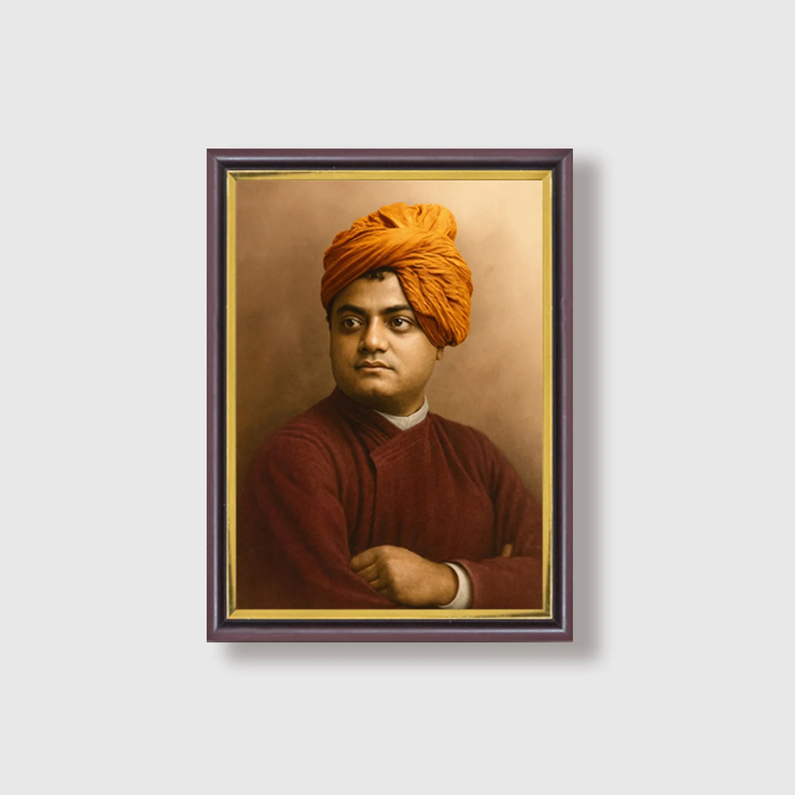 Swami Vivekananda | Spiritual Guru | Powerful Photo Frame | A3 | A4 | 6x8 inch