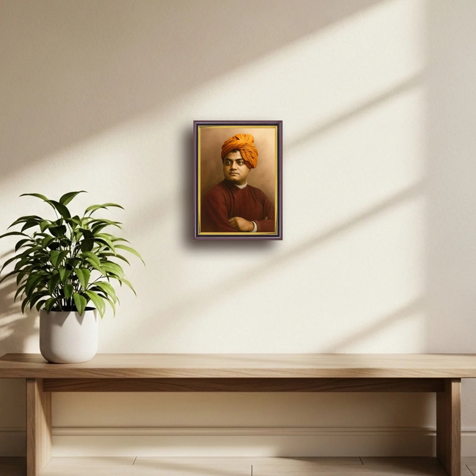 Swami Vivekananda | Spiritual Guru | Powerful Photo Frame | A3 | A4 | 6x8 inch