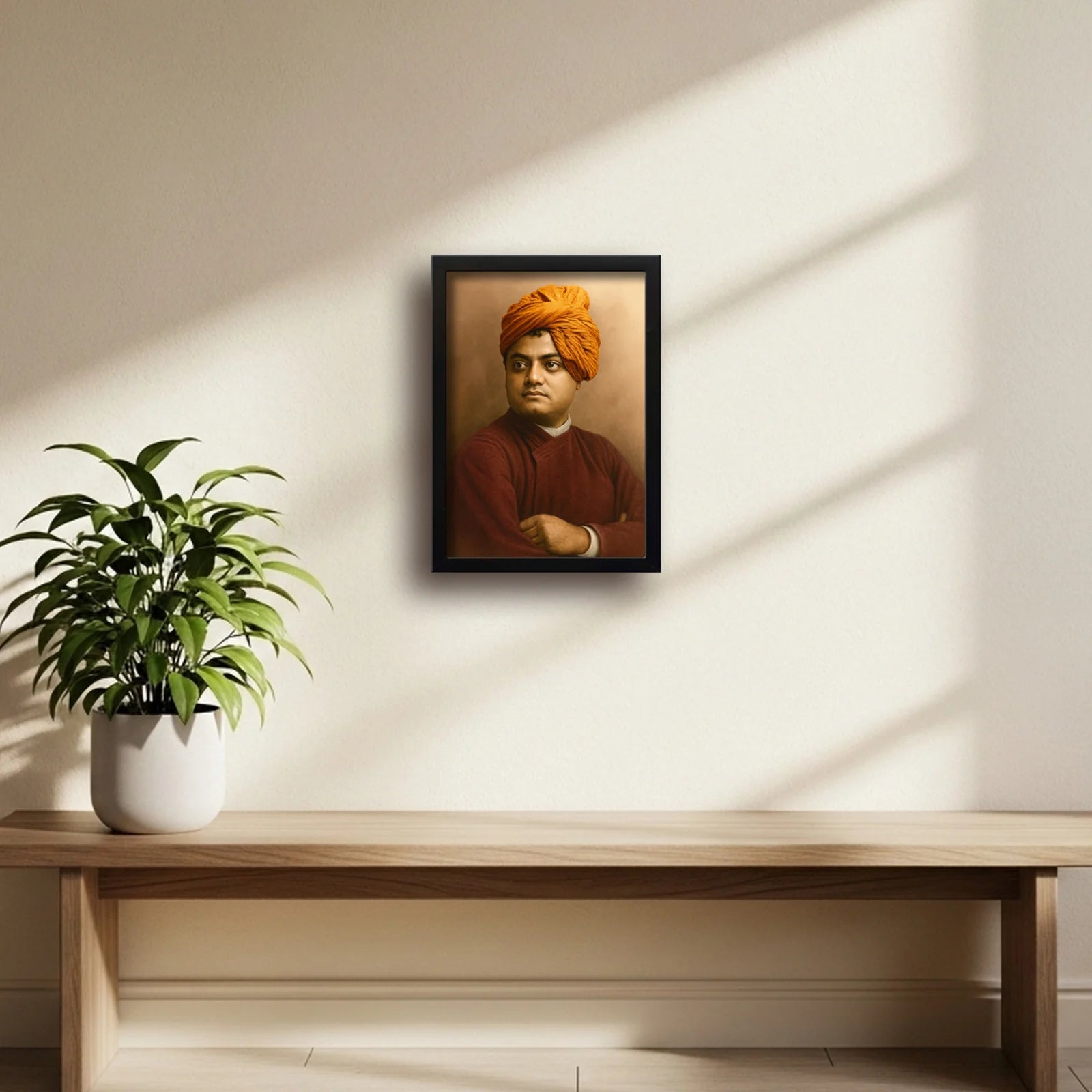 Swami Vivekananda | Spiritual Guru | Powerful Photo Frame | A3 | A4 | 6x8 inch