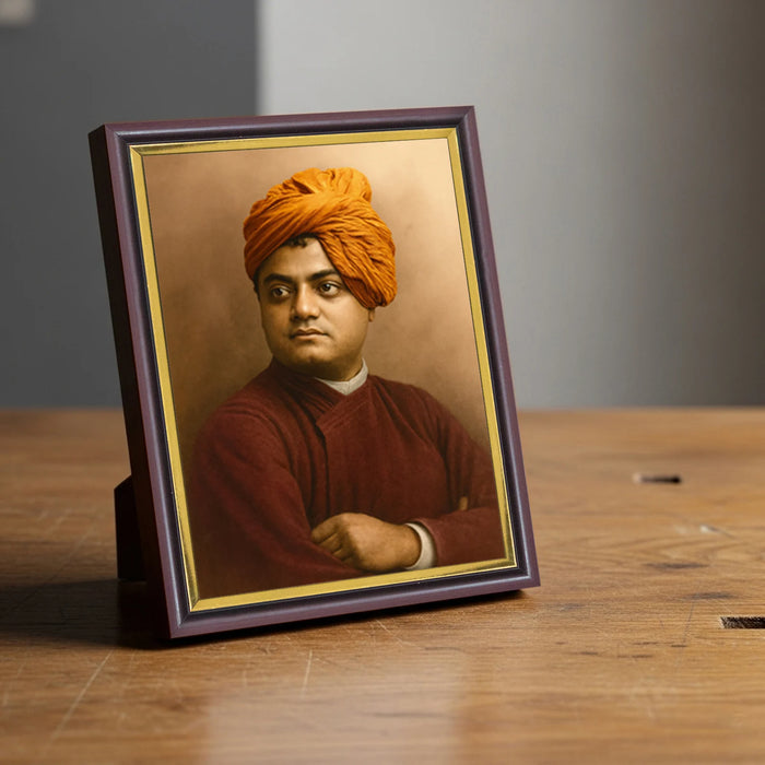 Swami Vivekananda | Spiritual Guru | Powerful Photo Frame | A3 | A4 | 6x8 inch