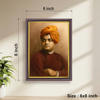 Swami Vivekananda | Spiritual Guru | Powerful Photo Frame | A3 | A4 | 6x8 inch