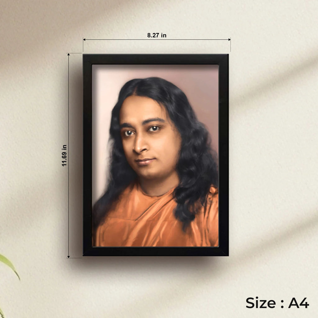 Paramahansa Yogananda | Spiritual Guru | Powerful Photo Frame | A3 | A4 | 6x8 inch